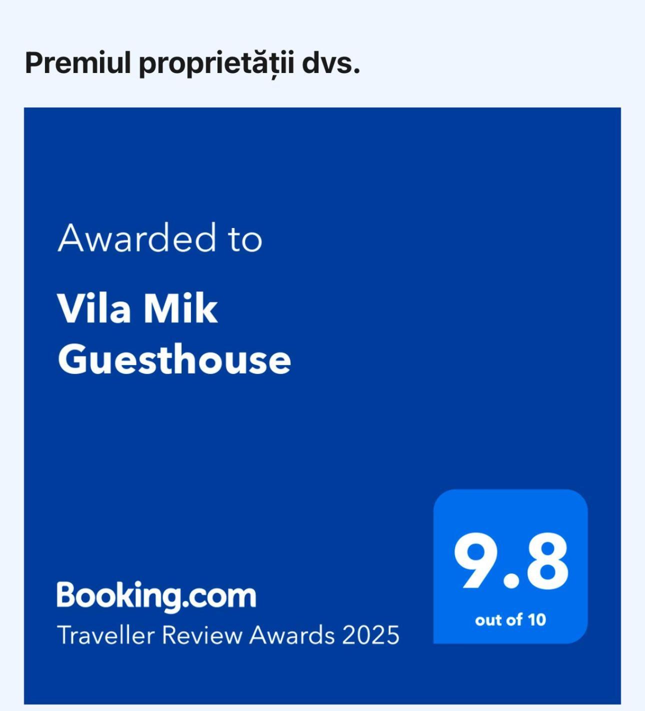Vila Mik Guesthouse Сачеле Екстер'єр фото